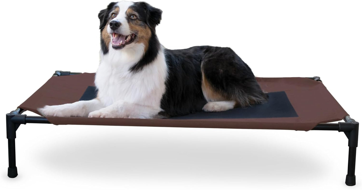 K&H Outdoor Elevated Dog Bed - Ultimate Cooling Solution for Large Pets with Breathable Mesh and Portable Design, Perfect for Indoor & Outdoor Use