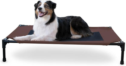 K&H Outdoor Elevated Dog Bed - Ultimate Cooling Solution for Large Pets with Breathable Mesh and Portable Design, Perfect for Indoor & Outdoor Use