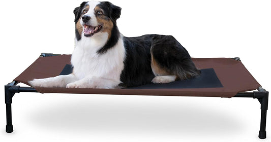 K&H Outdoor Elevated Dog Bed - Ultimate Cooling Solution for Large Pets with Breathable Mesh and Portable Design, Perfect for Indoor & Outdoor Use