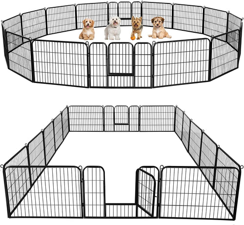 PlayPaws™ Playpen — 16-Panel Foldable Dog Playpen